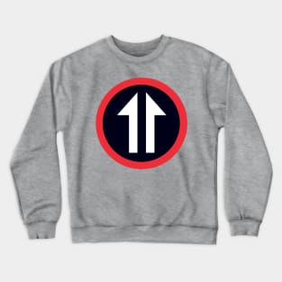 Mod Split Arrow Crewneck Sweatshirt